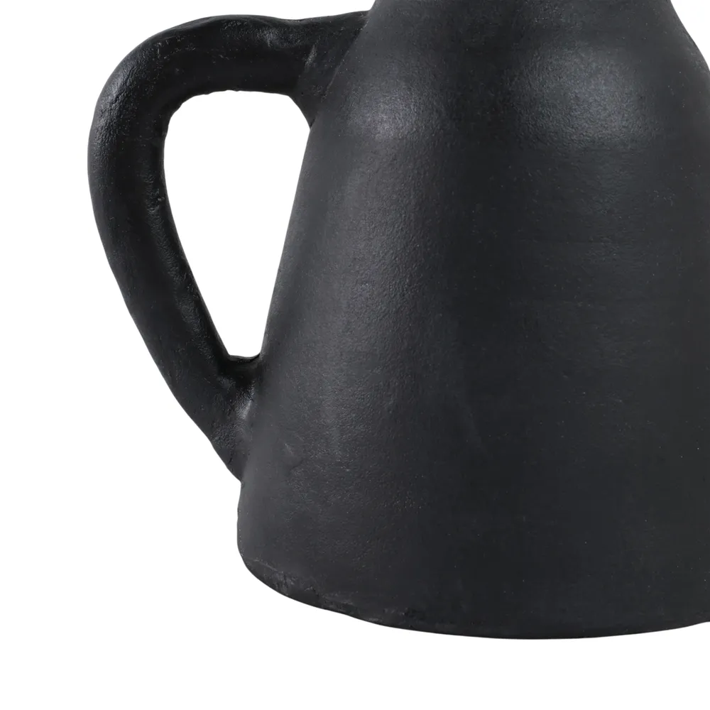 SHERMANCLIFF BLACK VASE 9 (IN)
