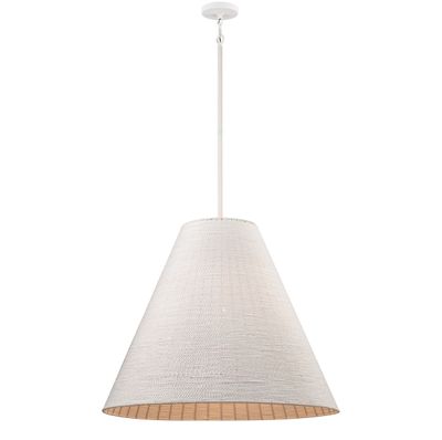 Sophie 30″ Wide 4-Light Pendant - White Coral