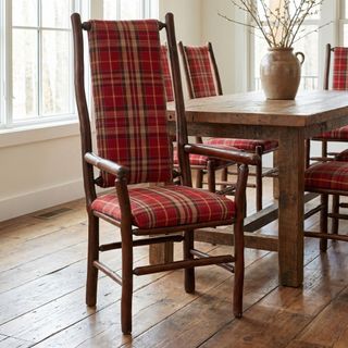 Hickory High Back Upholstered Back Arm Chair - 
Customer's Own Material