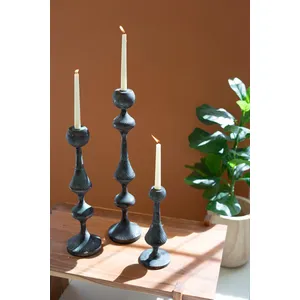 Set of 3 Metal Candle Towers 3