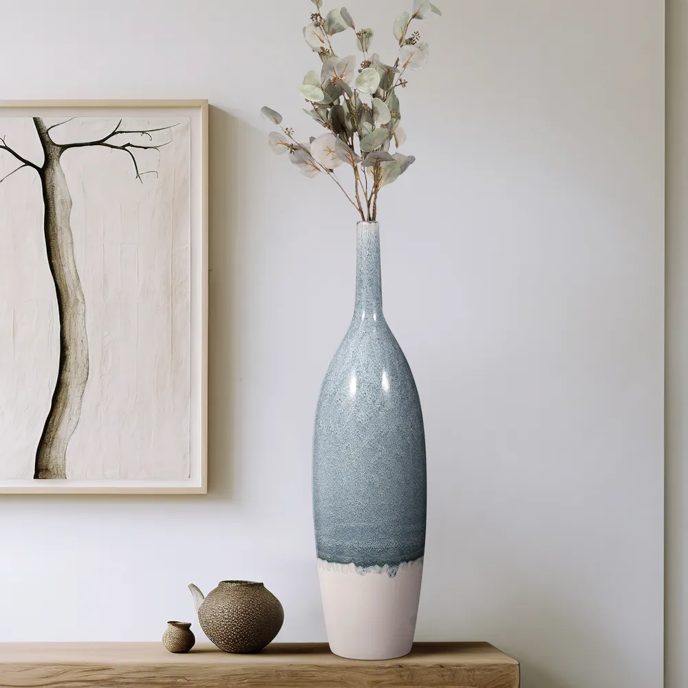 HAMPTONDALE BLUE VASE 30 (IN)