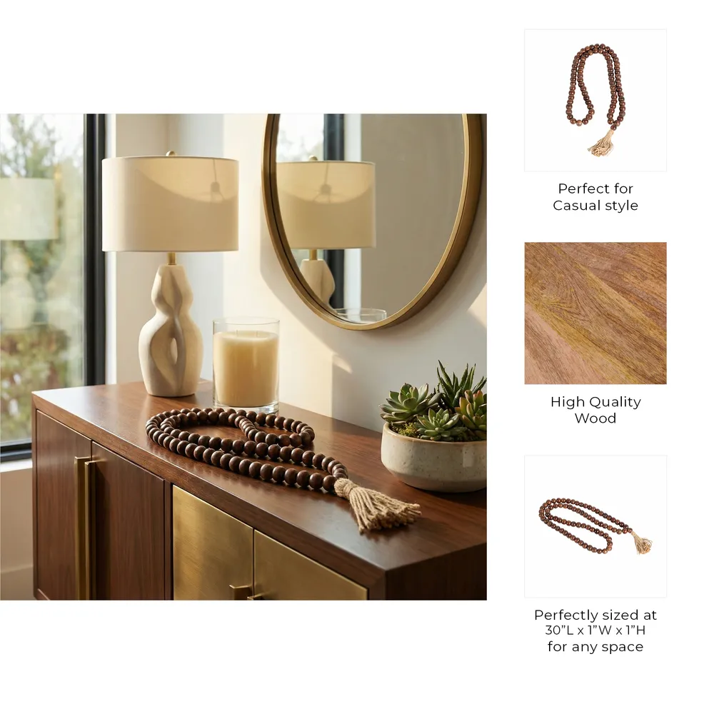 ASHERPORT BROWN BEAD 1 (IN)