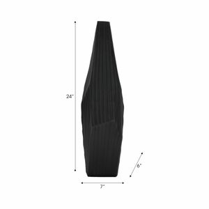 CRANEHAM BLACK VASE 24 (IN) 9