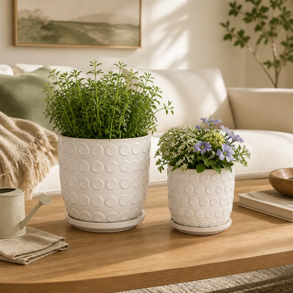 FIONAOAK SET OF 2 PLANTER 7 (IN)