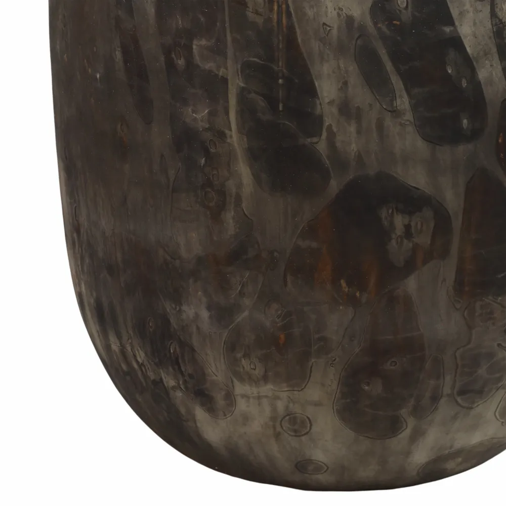 HENDONSIDE BROWN GLASS VASE 18 (IN)