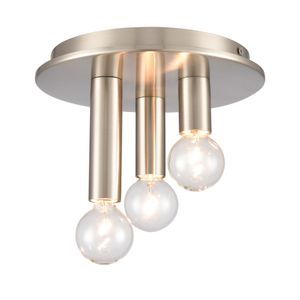 Pepper 8'' Wide 3-Light Flush Mount - Brushed Nickel 3