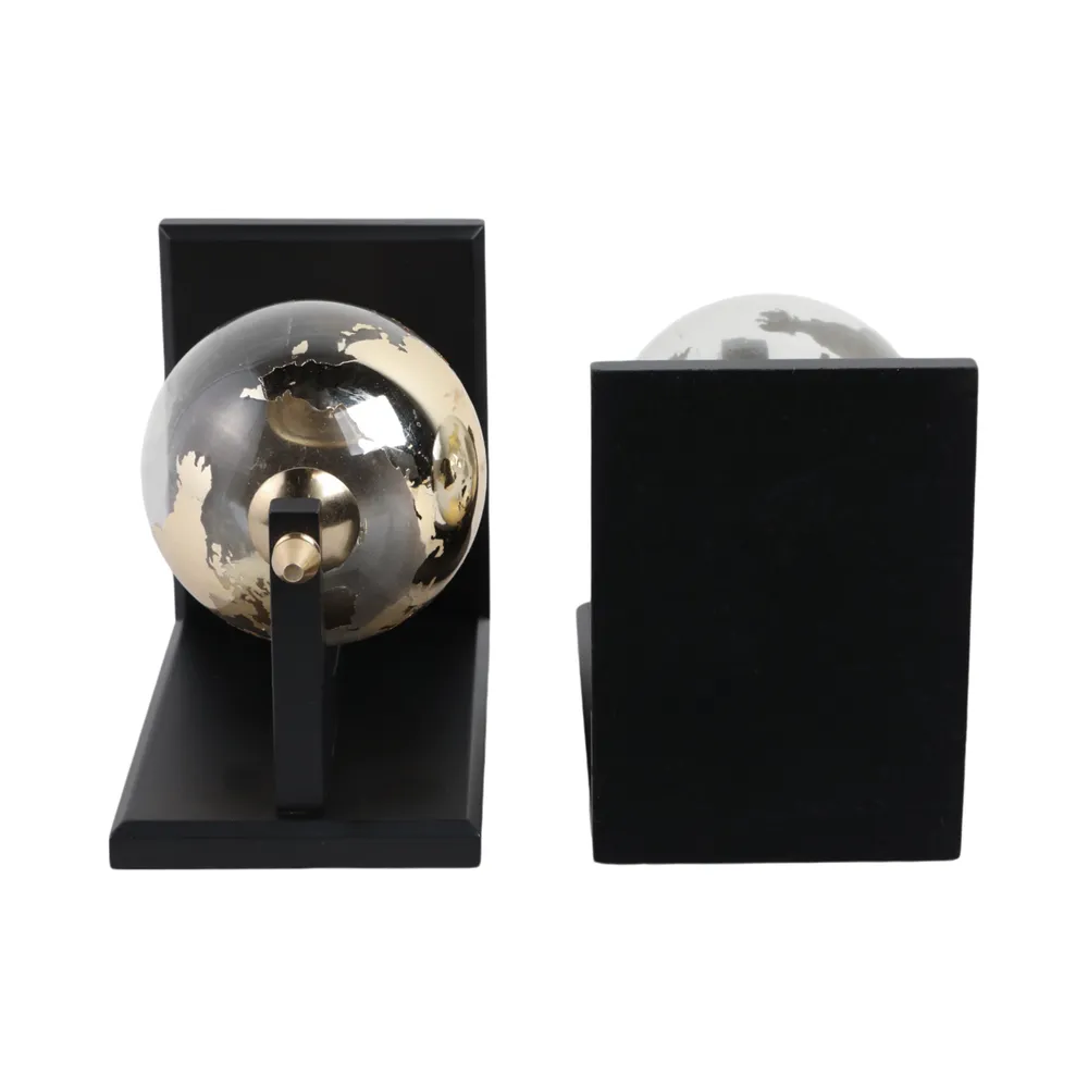 CULLENMORE SET OF 2 BLACK BOOKENDS 9 (IN)