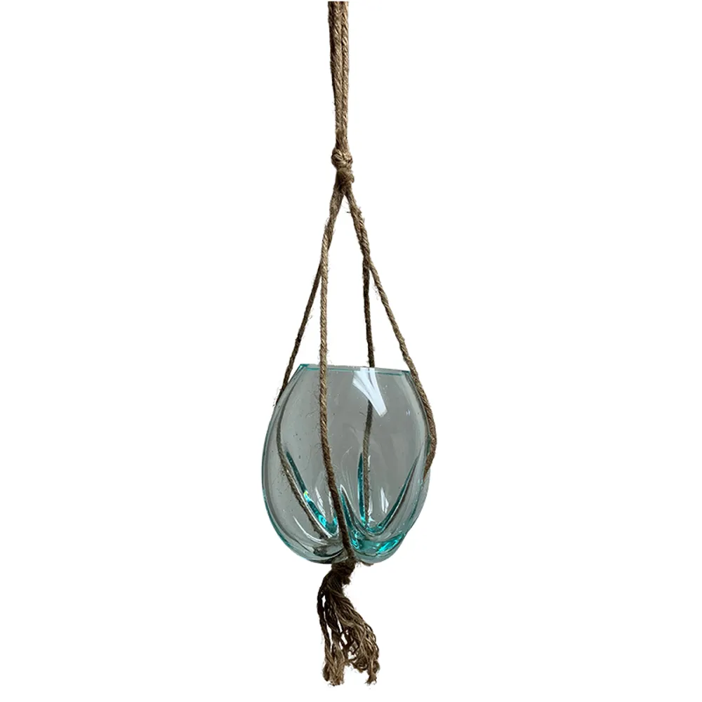 8" HANGING GLASS BOWL