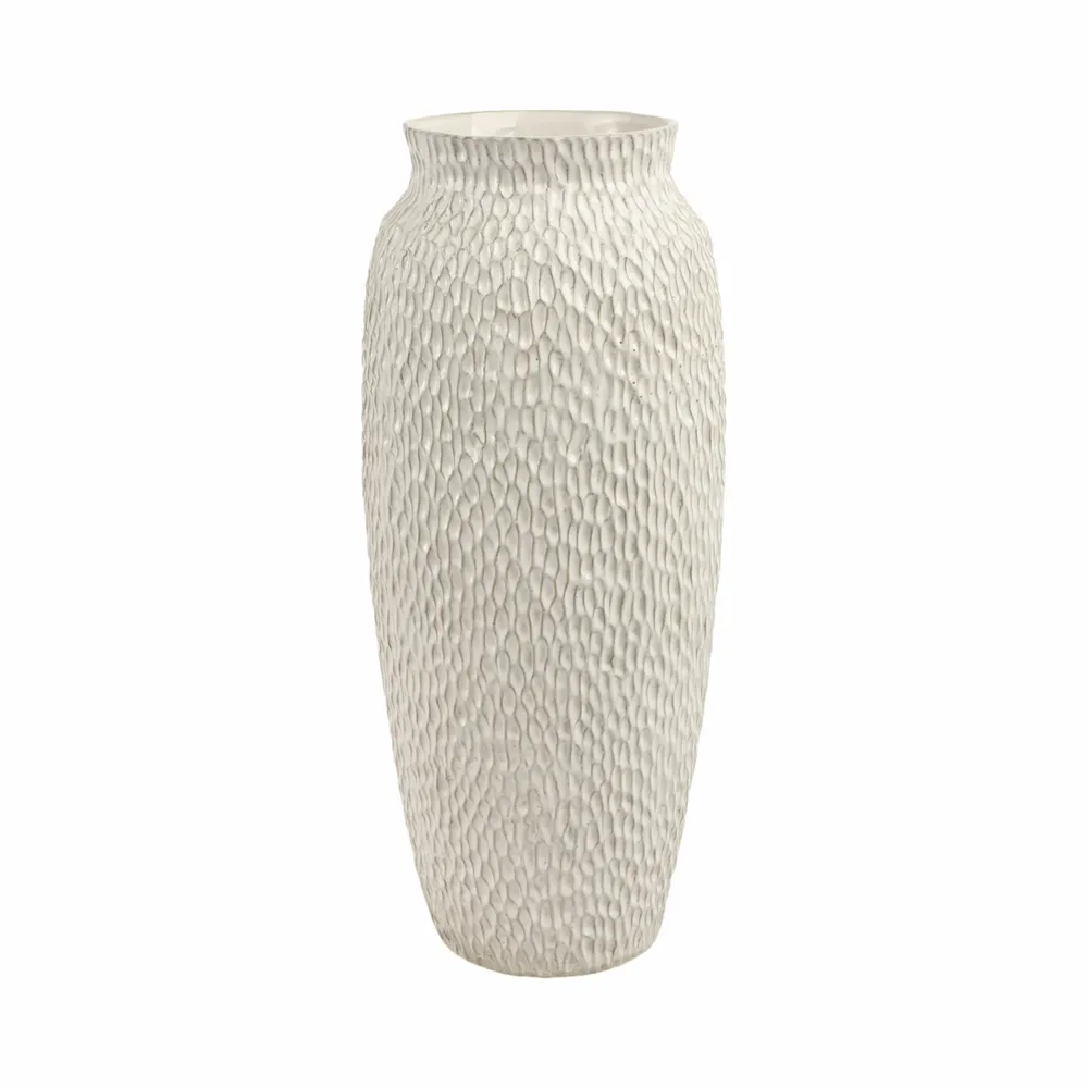 BENNETSIDE WHITE VASE 20 (IN)