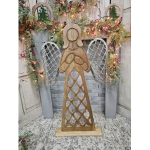 Large Wooden Angel 27x48in 1