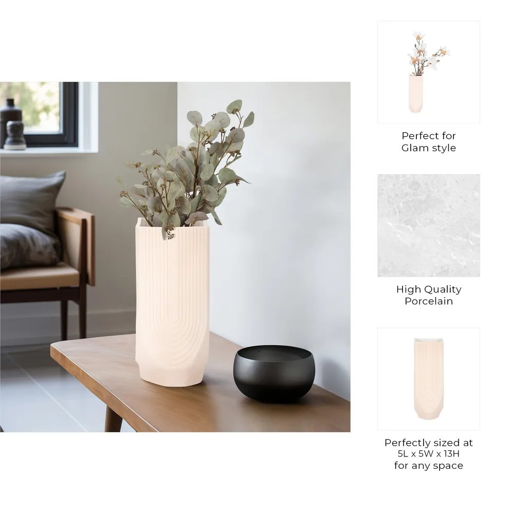 GARNETTMOOR PINK VASE 13 (IN)