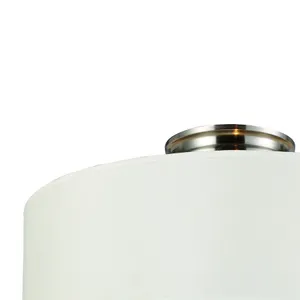 Seven Springs 18'' Wide 3-Light Semi Flush Mount - Satin Nickel 4