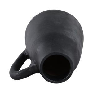 SHERMANCLIFF BLACK VASE 9 (IN) 7
