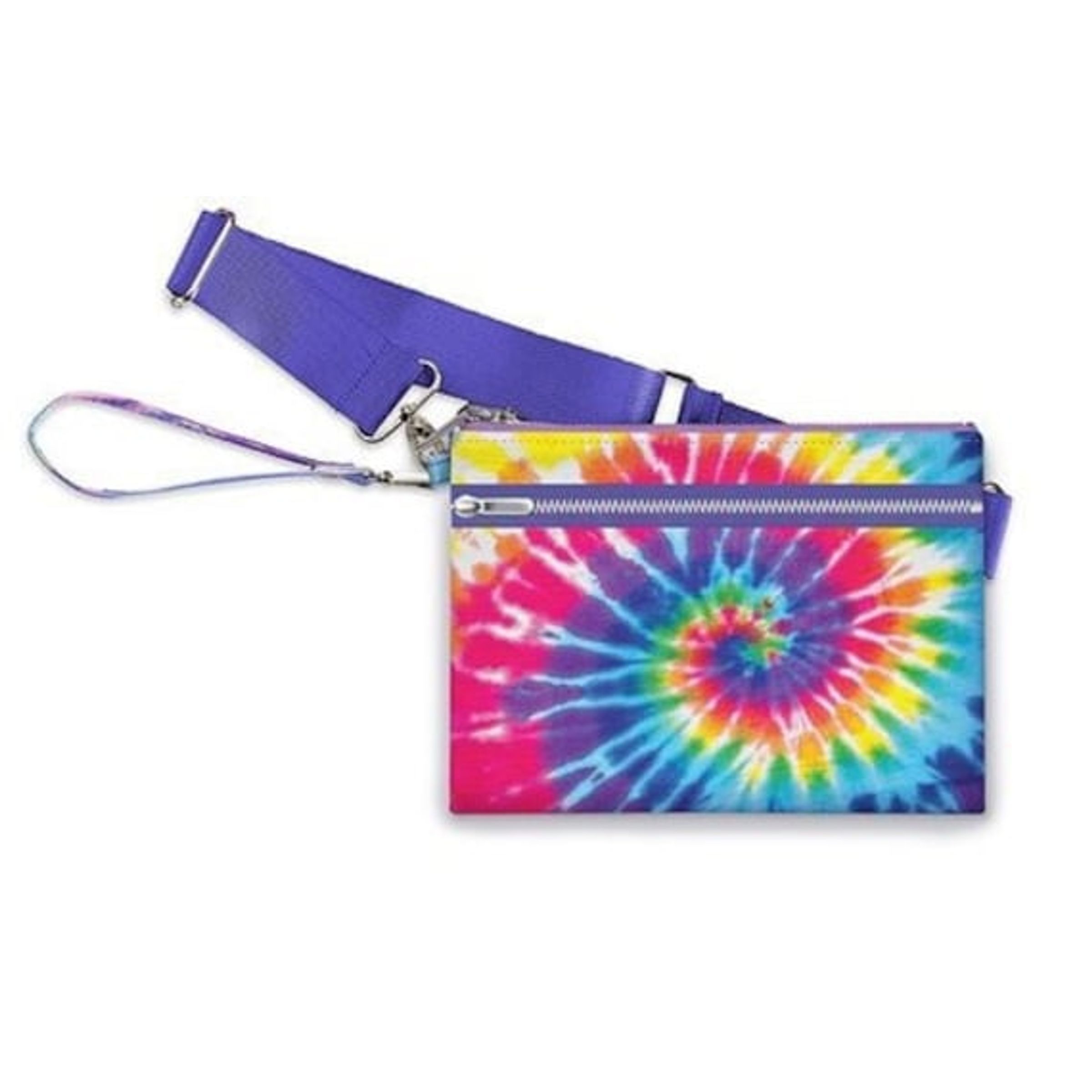 CANVAS WRISTLET - MULTI-COLOR TIE-DYE