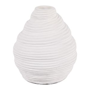 KELSEYHOLM WHITE VASE 9 (IN) 4