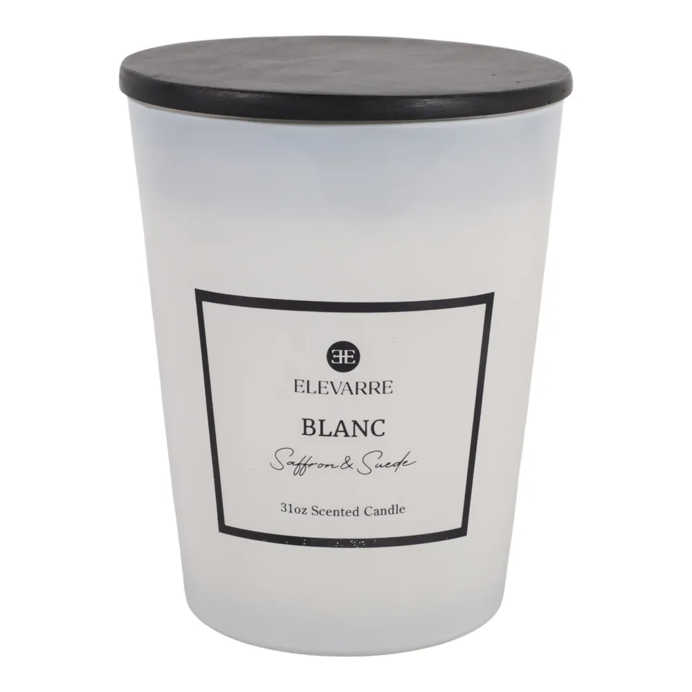 ROWANSTONE BLANC SAFFRON & SUEDE CANDLE 7 (IN)