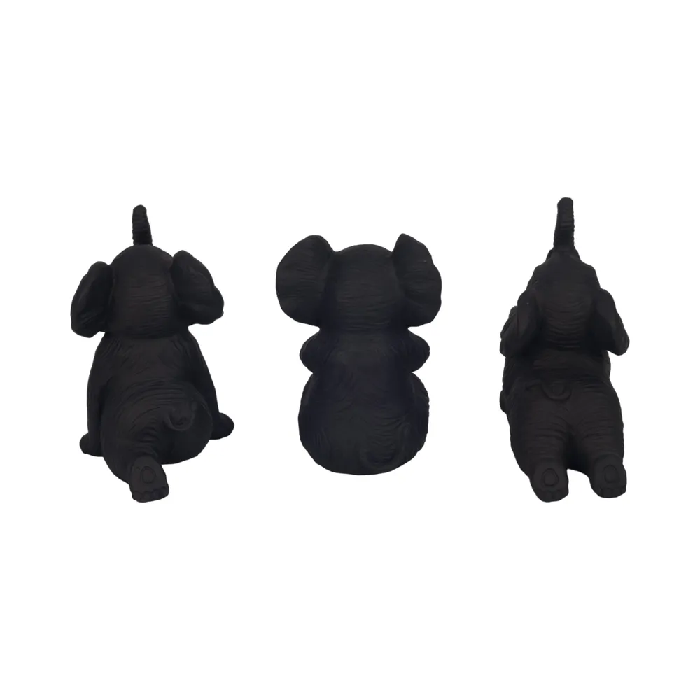 WALTONTON SET OF 3 BLACK DECOR 6 (IN)