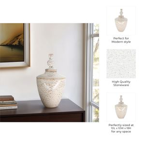 LINTONLAKE WHITE VASE 18 (IN) 11