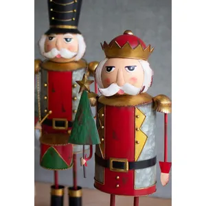 Set of 3 Painted Metal Nutcrackers 2
