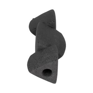 ENNISVALE BLACK CANDLE HOLDER 9 (IN) 6