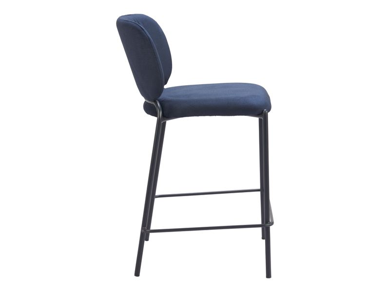 Plat Counter Stool Blue 3