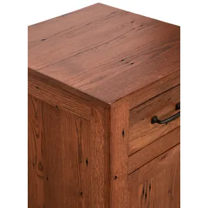 Heritage Oak Enclosed Nightstand 11