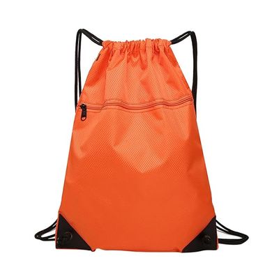 NYLON DRAWSTRING BACKPACK - FISH CAMO