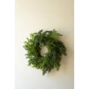 Artificial Cedar Wreath 1