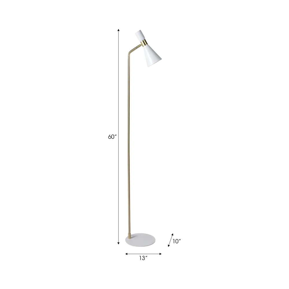 NELSONSTONE WHITE LAMP 60 (IN)