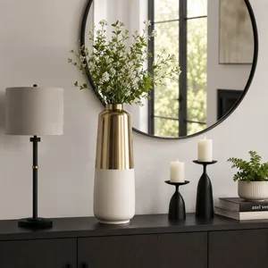 ALBARUN GOLD VASE 21 (IN) 2