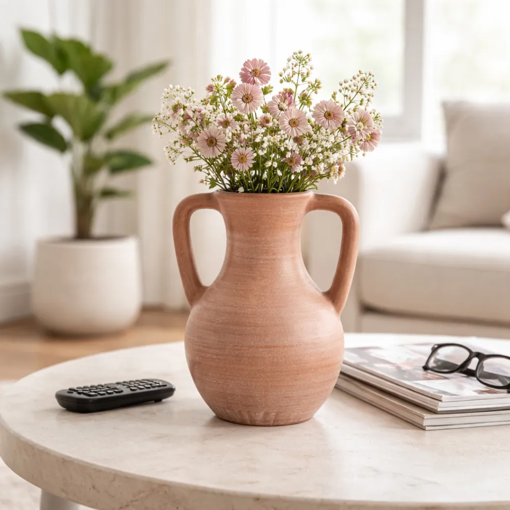 SHERMANCLIFF BROWN VASE 12 (IN)