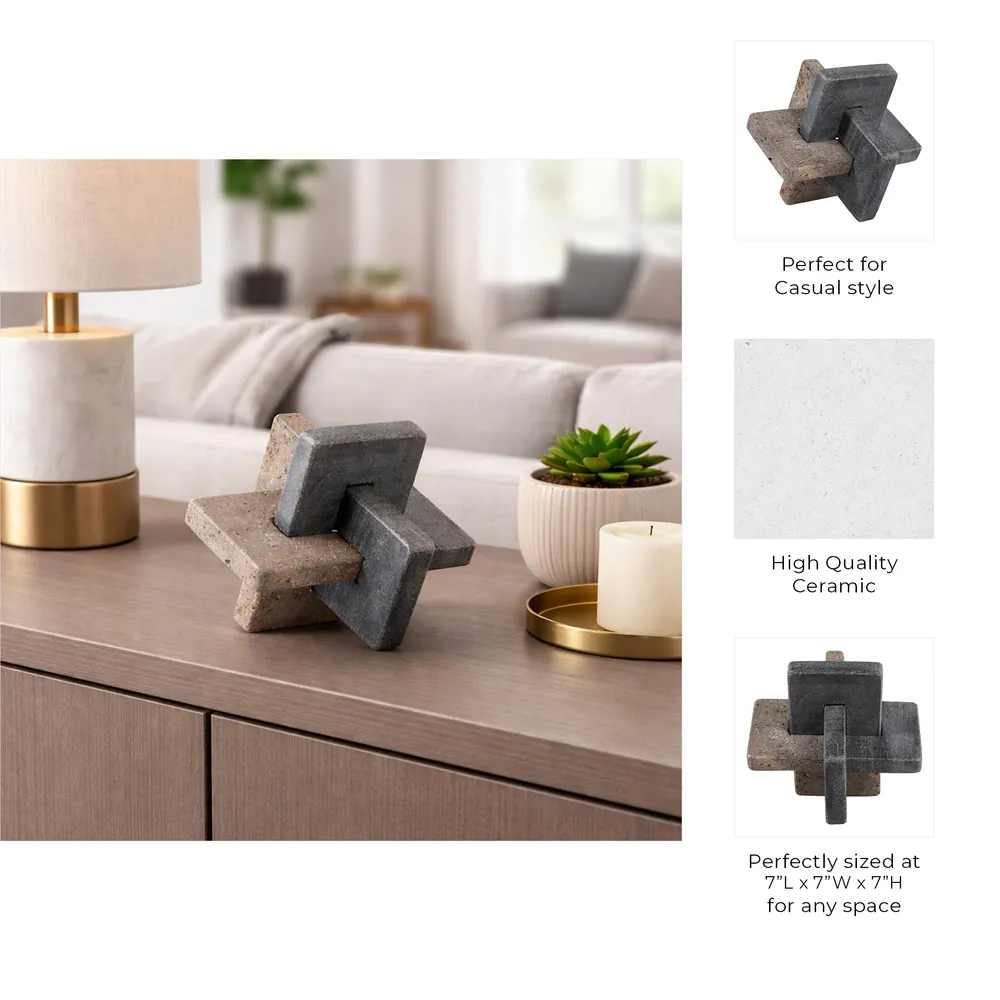 HANLEYLAND BLACK DECOR 7 (IN)