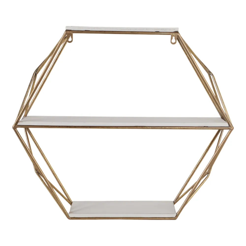 INGRIDHAVEN GOLD WALL SHELF 21 (IN)