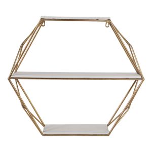 INGRIDHAVEN GOLD WALL SHELF 21 (IN) 5