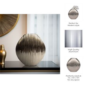 HORTONLAND SILVER VASE 13 (IN) 10