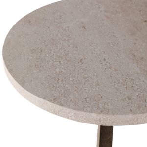 DREWBEACH GOLD TABLE 24 (IN) 7