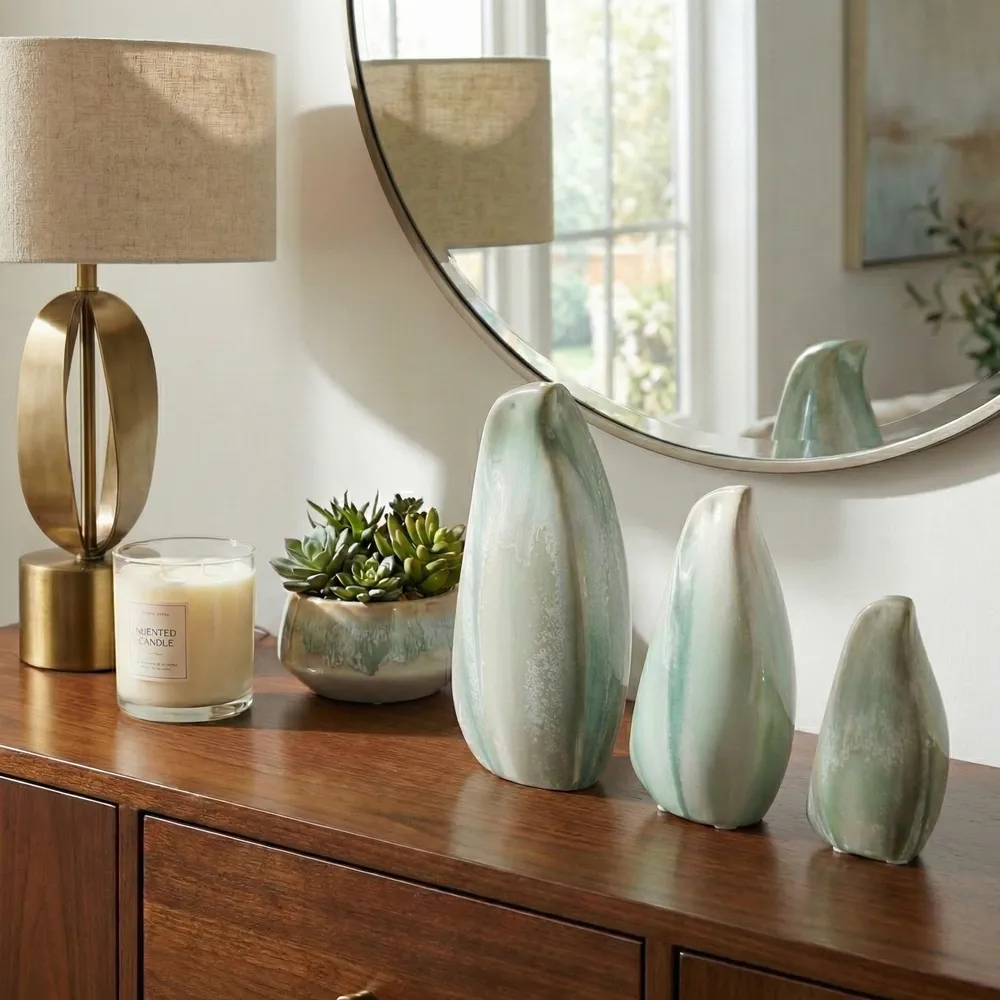 DYLANGROVE SET OF 3 IVORY DECOR 8 (IN)