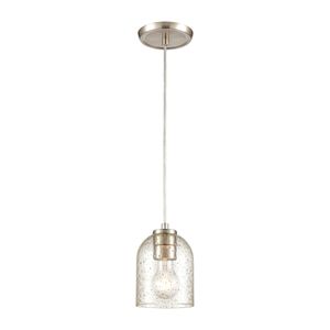 Sprinkle 5'' Wide 1-Light Mini Pendant - Satin Nickel 1