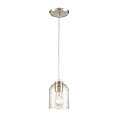 Sprinkle 5″ Wide 1-Light Mini Pendant - Satin Nickel