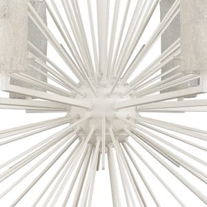 Sea Urchin 34'' Wide 8-Light Chandelier - White Coral 3