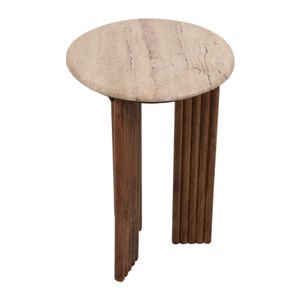 SKYLERROSE TAN TABLE 22 (IN) 6