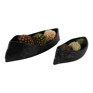 HARTONMILL SET OF 2 BLACK BOWLS 6 (IN) 3