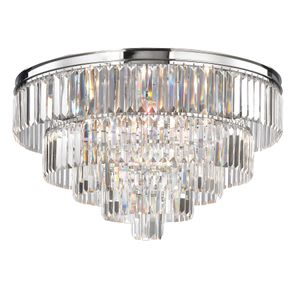 Palacial 31'' Wide 6-Light Flush Mount - Polished Chrome 1