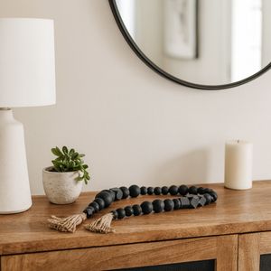 DUNEFORD BLACK BEAD 2 (IN) 2