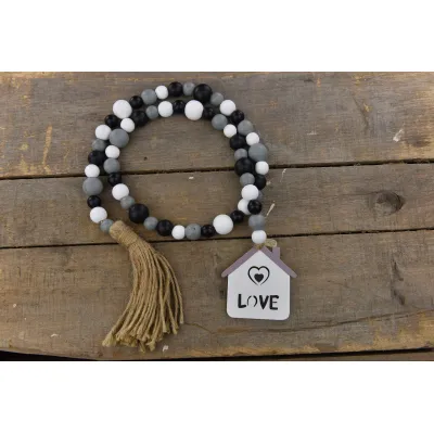 Love Beaded Garland 39in