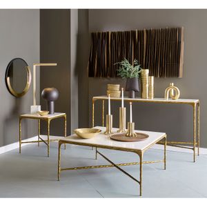 Ridge Dimensional Wall Art - Brass 6