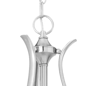 Prestige 18'' Wide 3-Light Pendant - Brushed Nickel 3