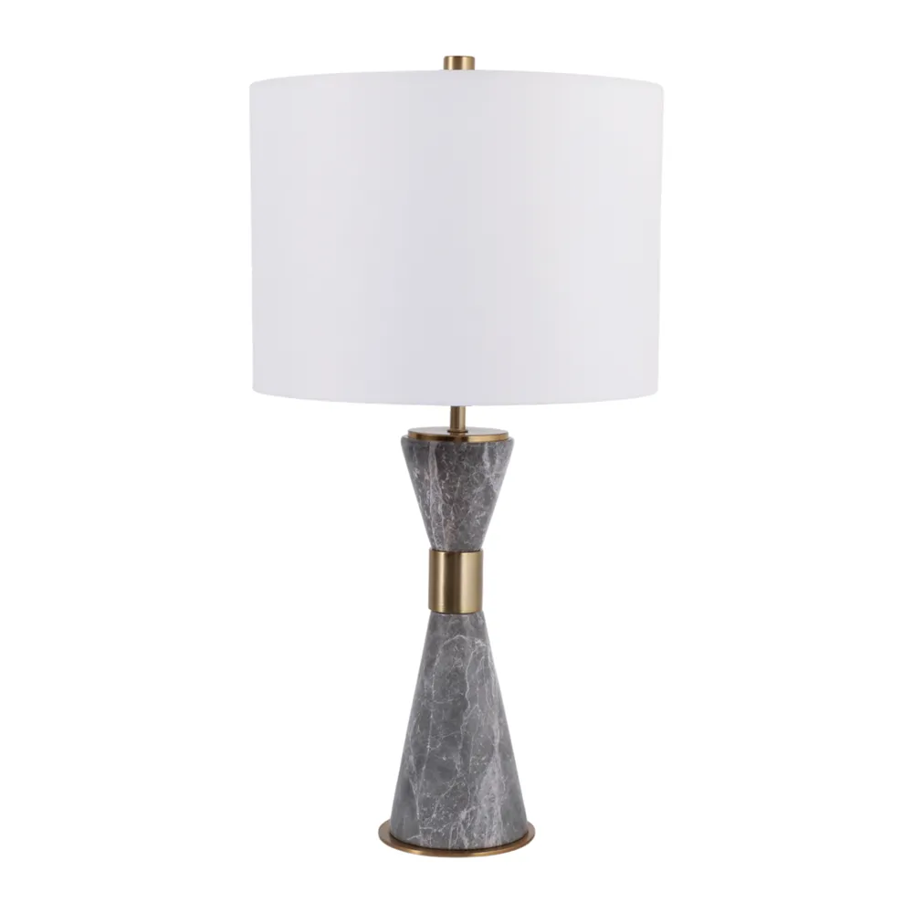 SAMSONGROVE GRAY LAMP 25 (IN)