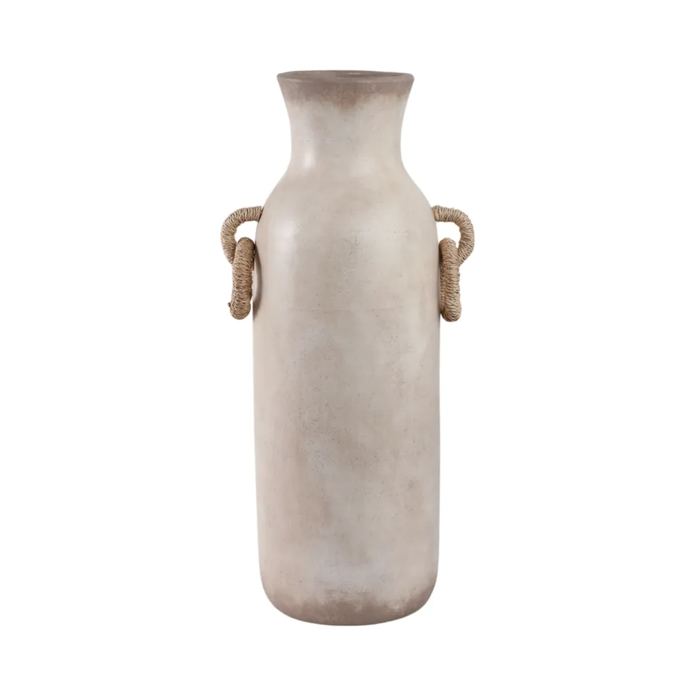 WOODSONROSE WHITE VASE 24 (IN)
