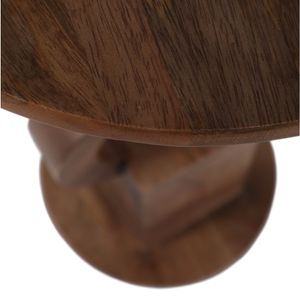 JASPERTON BROWN ACCENT TABLE 24 (IN) 6